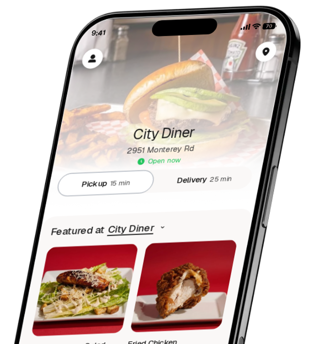City Diner app preview