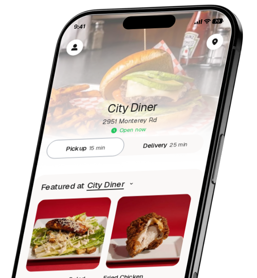 City Diner app preview